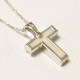 LG CROSS-03 クロス　K18YG (K18PGも可) 3mmの誕生石 14石のダイヤモンド [遺骨ペンダント・樹脂タイプ完全防水]   ※本店限定取扱商品