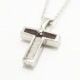 LG CROSS-03 クロス　K18YG (K18PGも可) 3mmの誕生石 14石のダイヤモンド [遺骨ペンダント・樹脂タイプ完全防水]   ※本店限定取扱商品