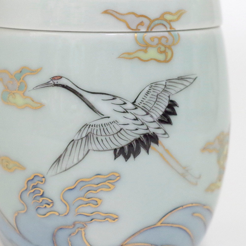 骨壷 全商品一覧,有田焼のお骨壷有田焼 手元供養分骨ミニ骨壷 明治