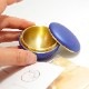 made in japan 金属製のミニ骨壷 わかな ～瑠璃～