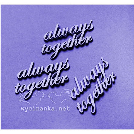 Wycinanka D3C5-85590A always together