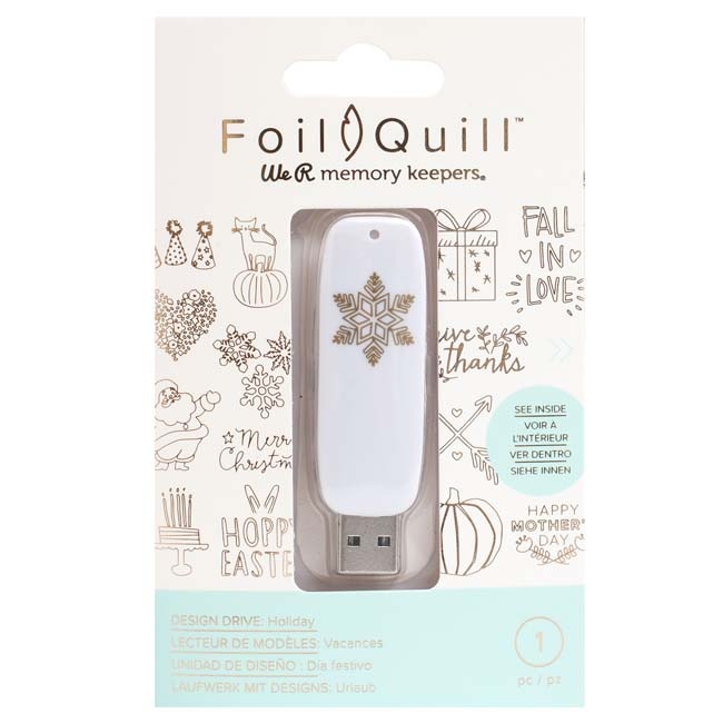 WRMK-660687 Foil Quill  USB Artwork Drives  Holiday (200 designs)