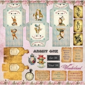 MP-60305 12x12 Mad Hatter's Tea Party