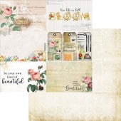 MP-60482 Floral Tapestry 4x6 Journaling Cards 2