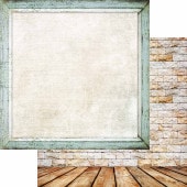 40%off-FlashSaleۡUSA͡ MP-60650  Brick Wall & Frames 12x12 Calm