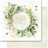 MP-60824  Enchanted Simple Style 12x12 Green Wreath