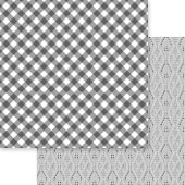 MP-60895 Gingham Love 12x12 Black & White