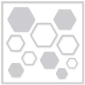 MP-61196 Hexagon Layout Chipboard åץܡ