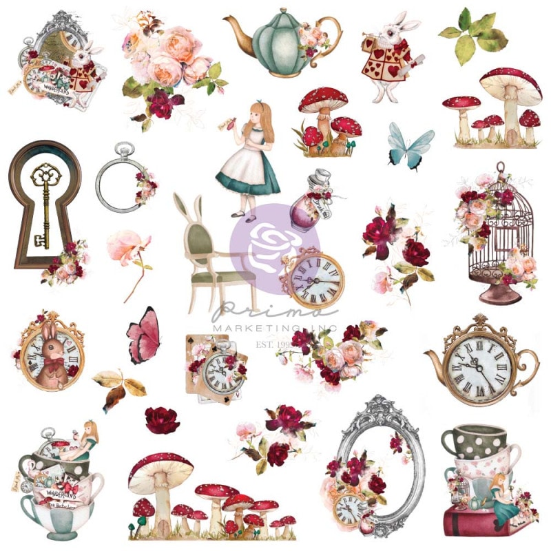 50%OFFPR-665159 Lost In Wonderland Collection Ephemera