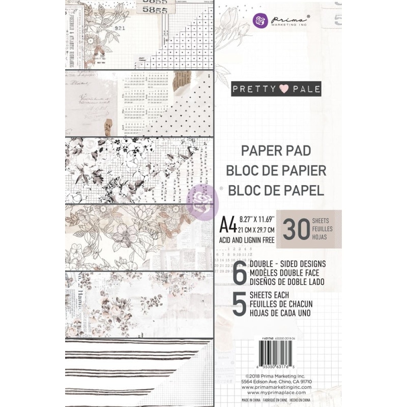 ��60%OFF��PR-631765 A4 Paper Pad - Pretty Pale