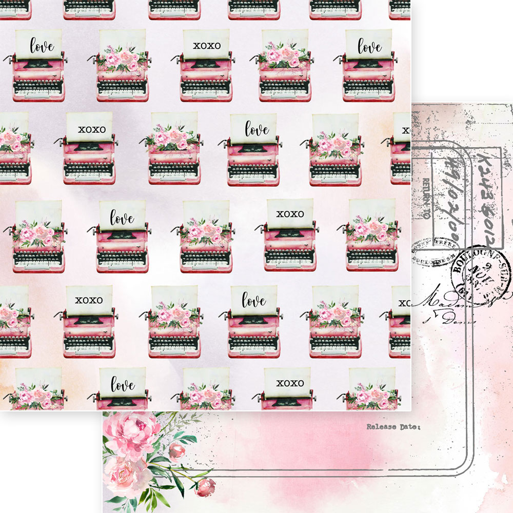 MP-60544 Sending Love 12x12 04 | ペーパー,パターンペーパー