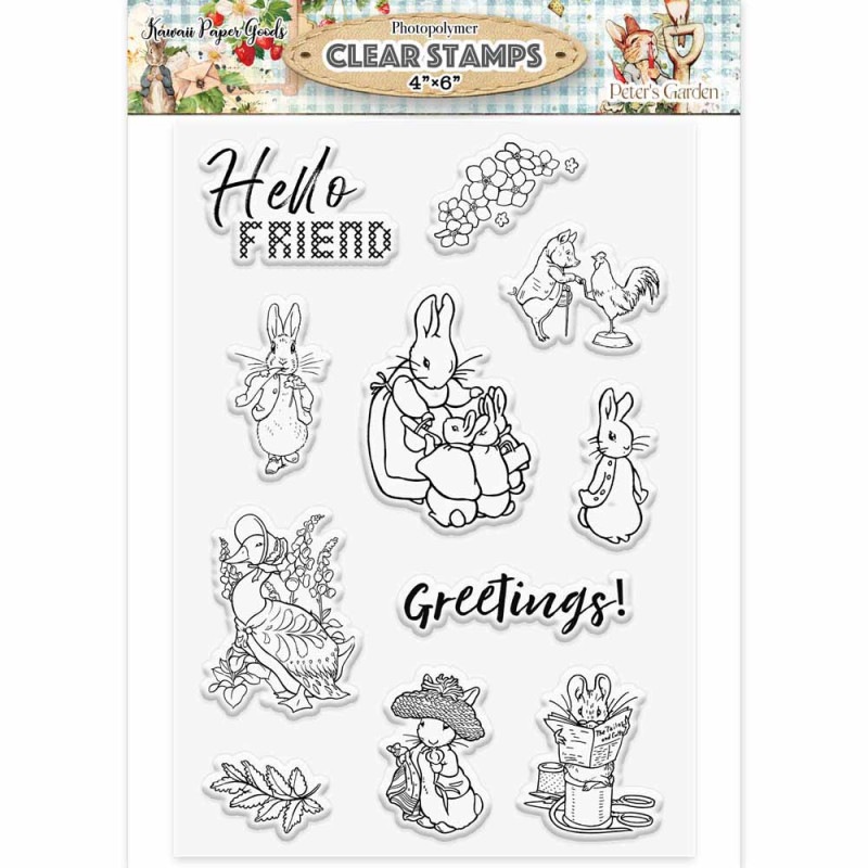 MP-61641 Peter's Garden Clear Stamp
