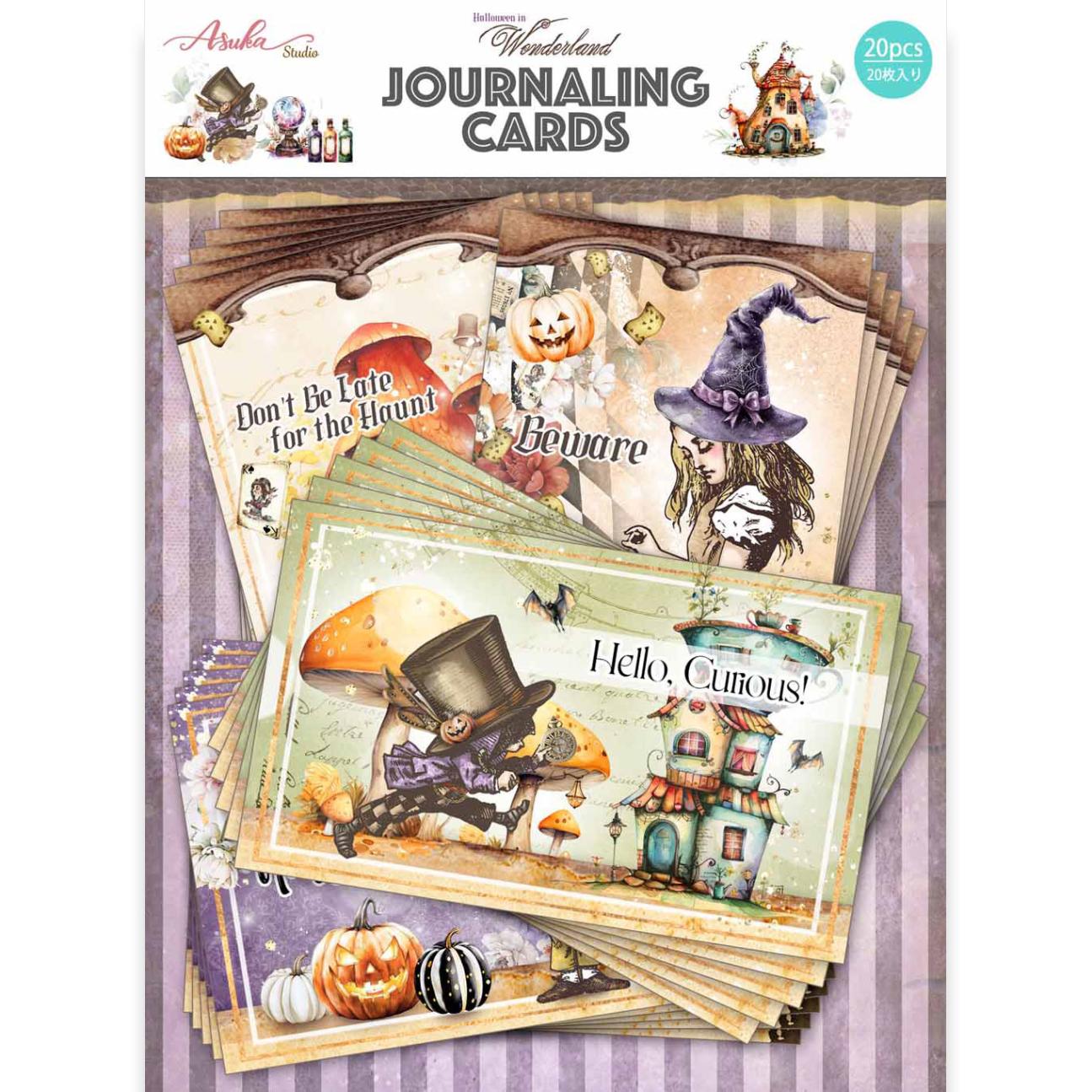 MP-61758 Halloween in Wonderland Journaling Card | ジャーナリング