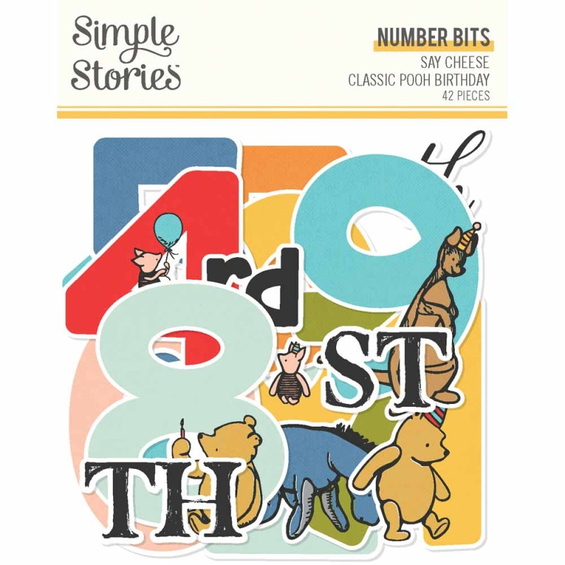 25%OFF̲ʡSS-24810 Say Cheese Classic Pooh Birthday - Number Bits & Pieces