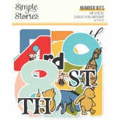 25%OFF̲ʡSS-24810 Say Cheese Classic Pooh Birthday - Number Bits & Pieces