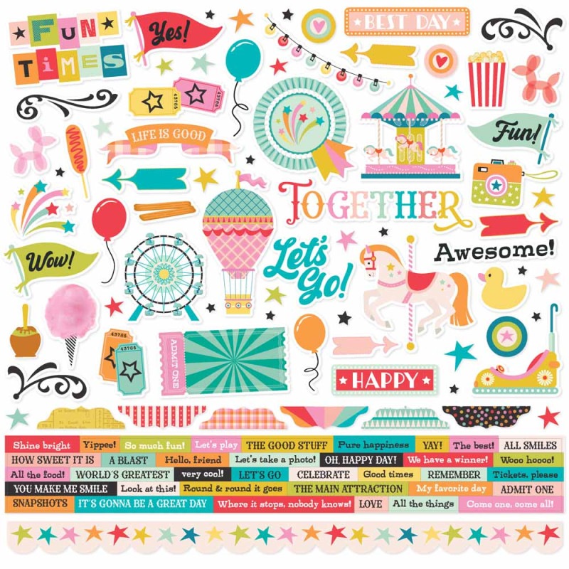 25%OFF̲ʡSS-25002 Fun Times - Cardstock Stickers