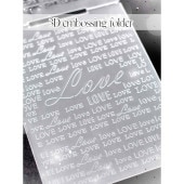 MP-61863 3D embossing folder��Love��