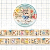 �ڥ��֥������꾦�ʡ�MP-61800 My Deer Friends II Washi Tape 1