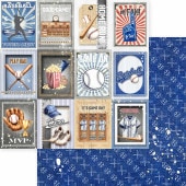 MP-61912 Baseball 12x12 Home Run