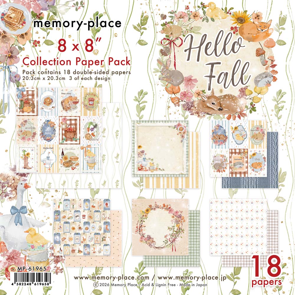 MP-61965 Hello Fall 8x8 Collection Pack | コレクションキット