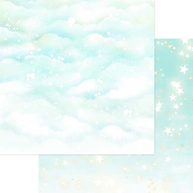 MP-60456 12x12 Mint Sparkly Sky