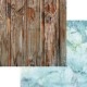 50%OFF SALEMP-60329 12x12 Weathered Wood & Crystals Aqua Quartz