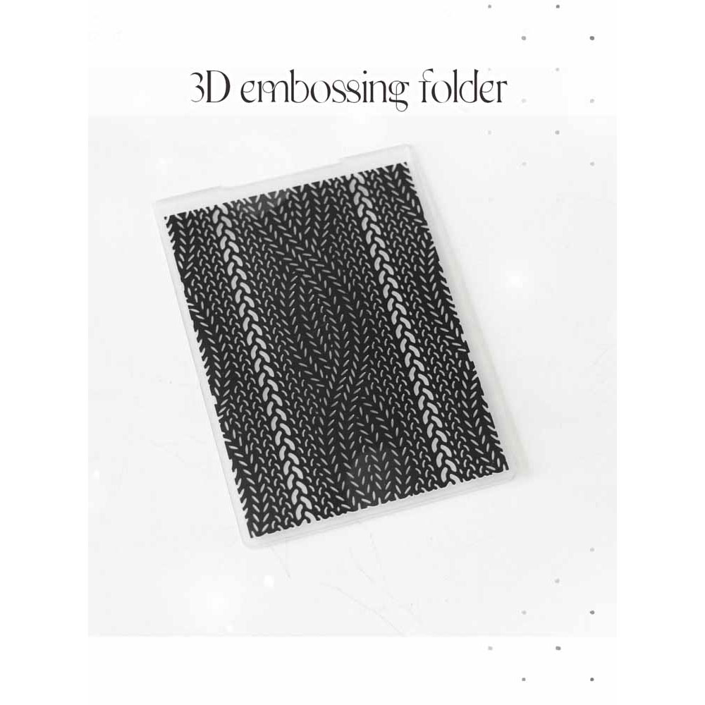 MP-61866 3D embossing folder��Knit��