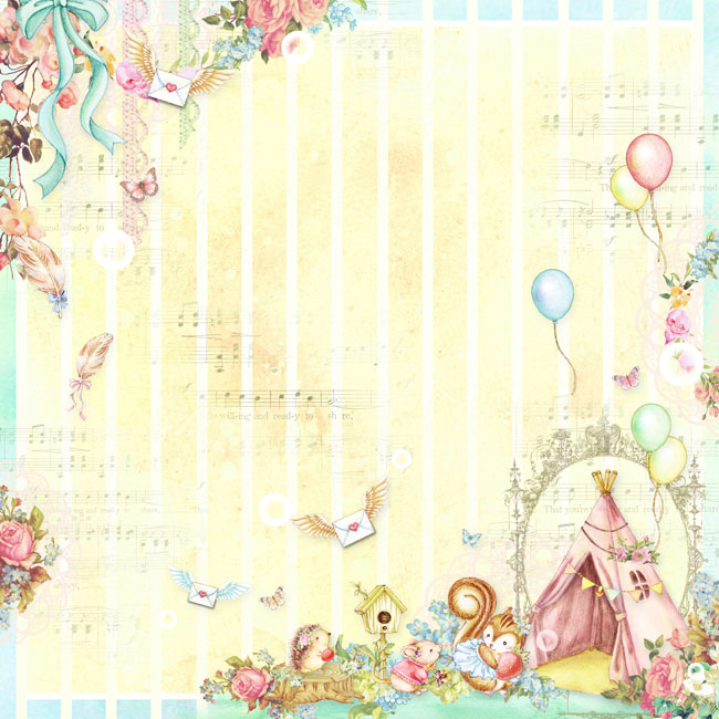 50%OFF SALEMP-58988 12X12 Forest Friends garden dream ͎ߎʎߎ