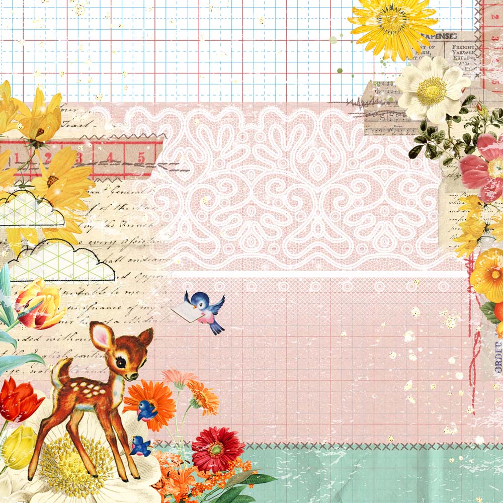 MP-61426 My Deer Friend 12x12 Adorable
