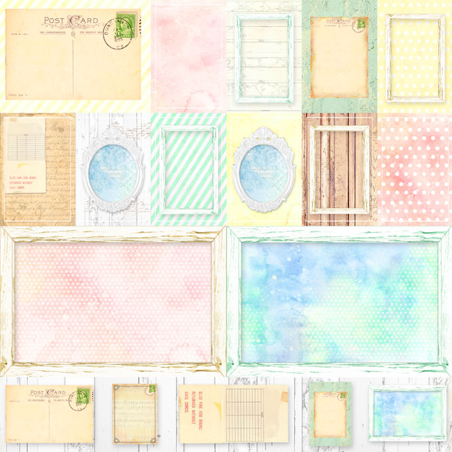 50%OFF SALEMP-58994 12X12 Forest Friends doudle-sided cards