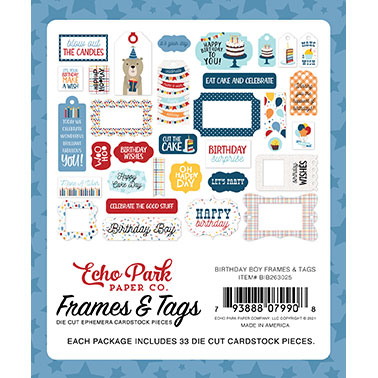 50%OFF SALEEP-BIB263025 Birthday Boy Frames & Tags