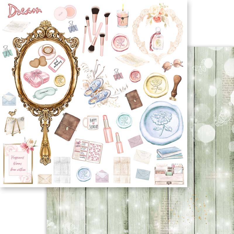 MP-61067 Dusty Rose 12x12 Good Morning