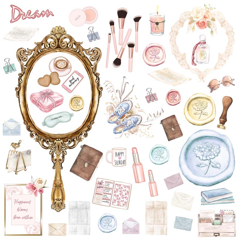 MP-61067 Dusty Rose 12x12 Good Morning