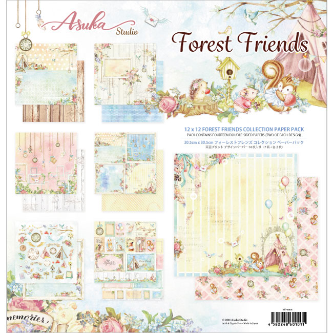 50%OFF SALEMP-60101 12X12 Forest Friends Collection Paper Pack