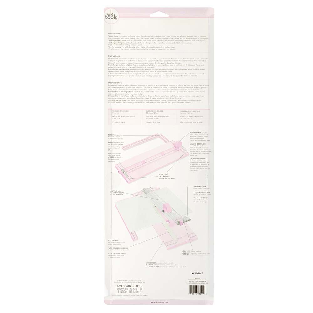 20%OFF̲ʡEK-54000012 Pink Rotary Paper Trimmer