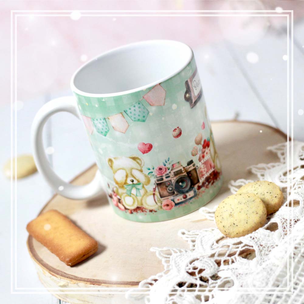 ��ͽ������ʡ�Ʊ���Բġ�Beary Sweet Mug Cup - Blue