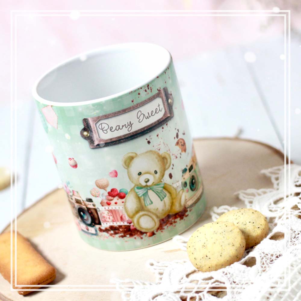 ��ͽ������ʡ�Ʊ���Բġ�Beary Sweet Mug Cup - Blue