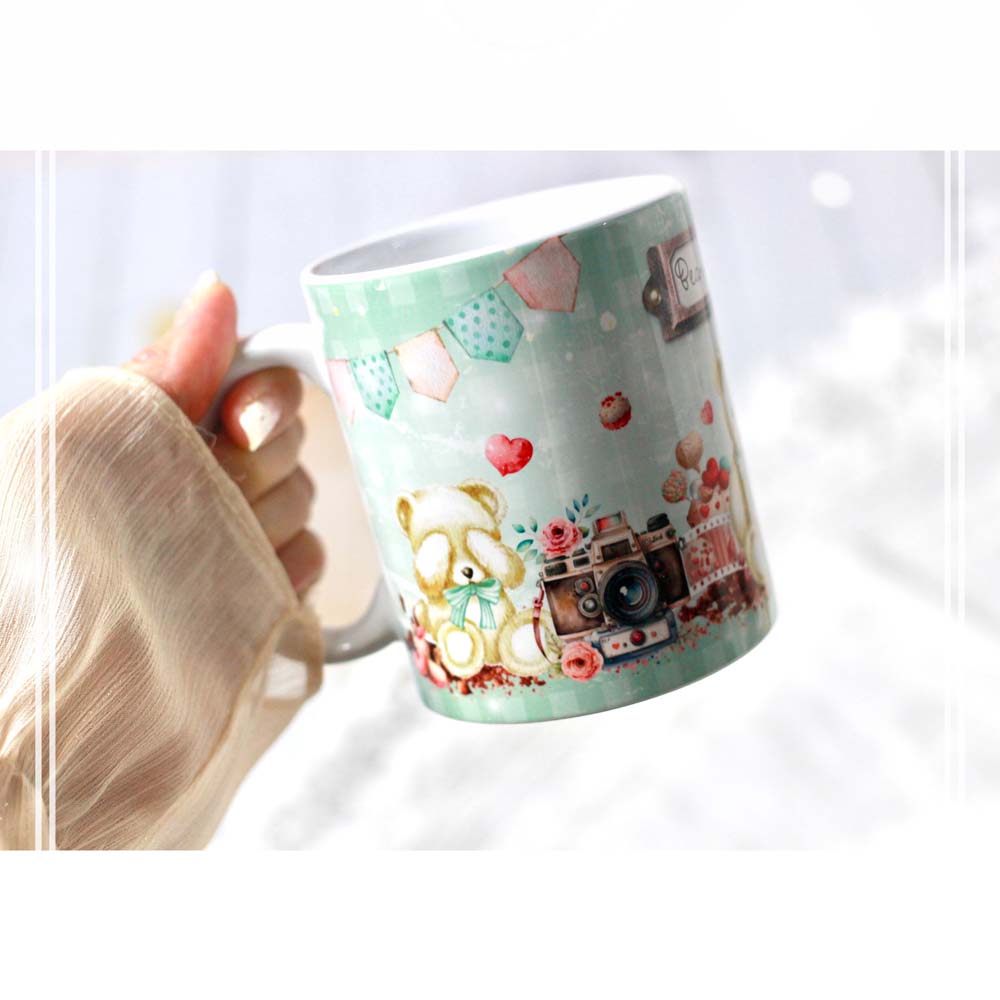 ��ͽ������ʡ�Ʊ���Բġ�Beary Sweet Mug Cup - Blue
