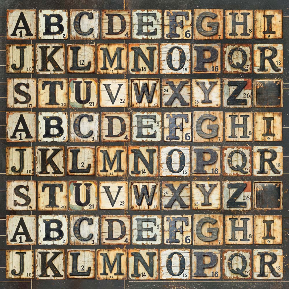 MP-61813 Visionaries 12x12 Letters