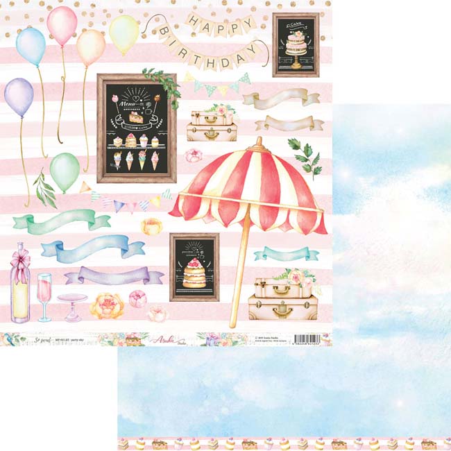 ��50%OFF SALE��MP-60123 12x12 So Sweet Party Sky