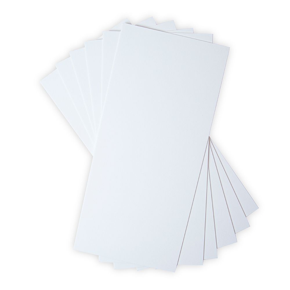 50%OFF Sizzix-656492 Mat Board 6" x 13" White