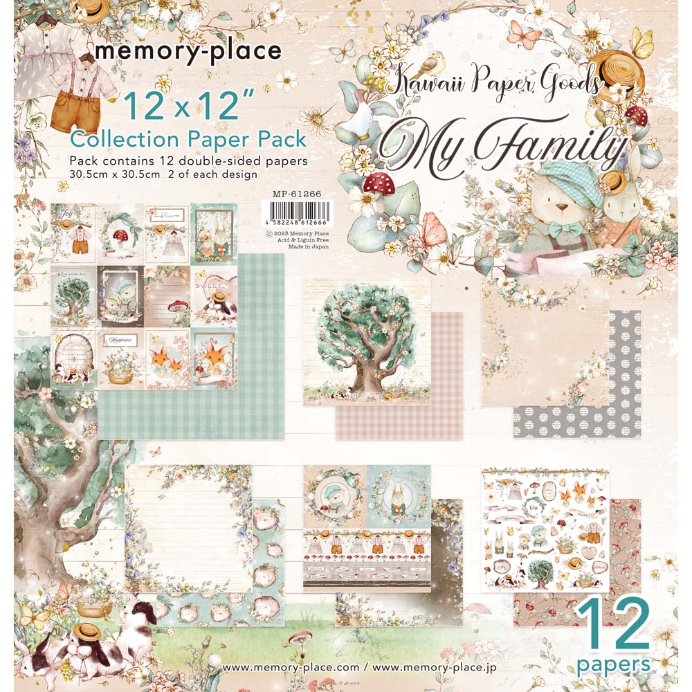 ڥ֥ץХåʥСMP-61265 Kawaii Paper Goods My Family 2023 Vol.3