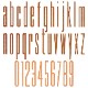 50%OFF Sizzix-665207 Alphanumeric Stretch Lower & Numbers by Tim Holtz