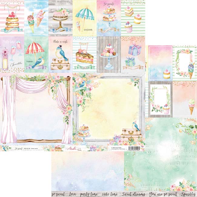 ��50%OFF SALE��MP-60126 12x12 So Sweet Sweet Cards
