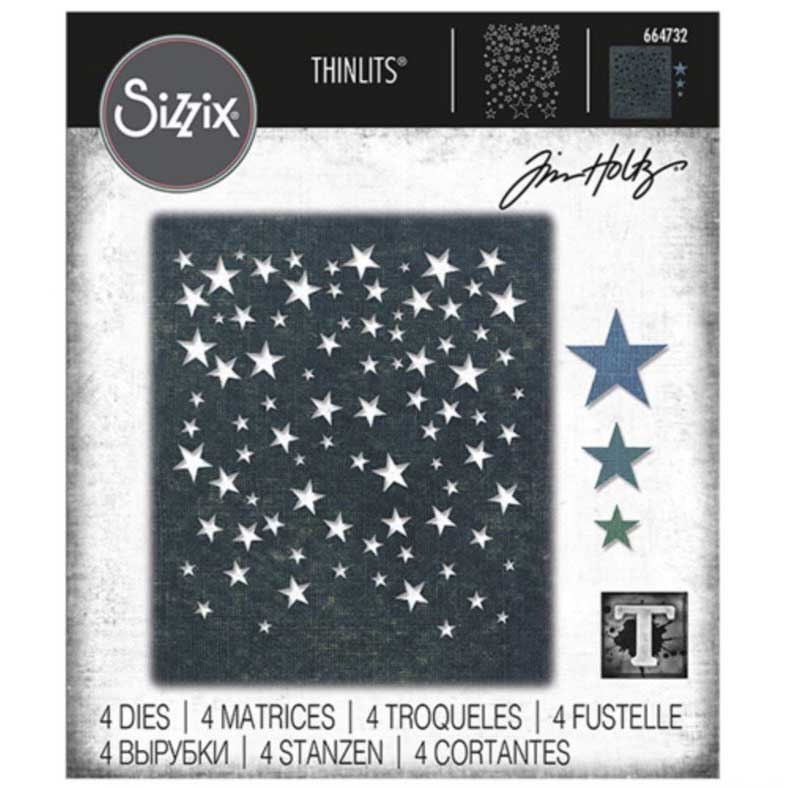50%OFF Sizzix-664732 Thinlits Die Set 4PK