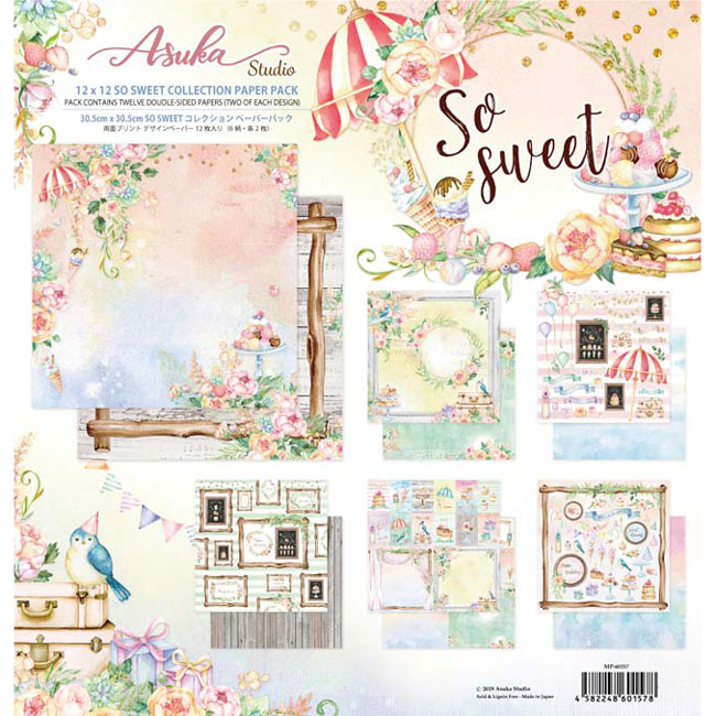 ��50%OFF SALE��MP-60157 12X12 So Sweet Collection Paper Pack