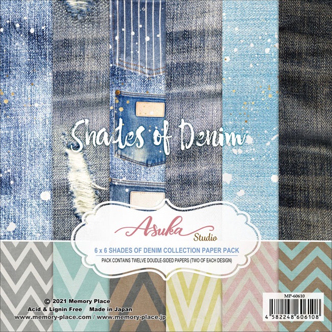 MP-60610 Shades of Denim 6x6 Collection Pack