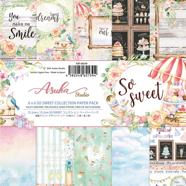 ��50%OFF SALE��MP-60139 6x6 So Sweet Paper Pads 10������