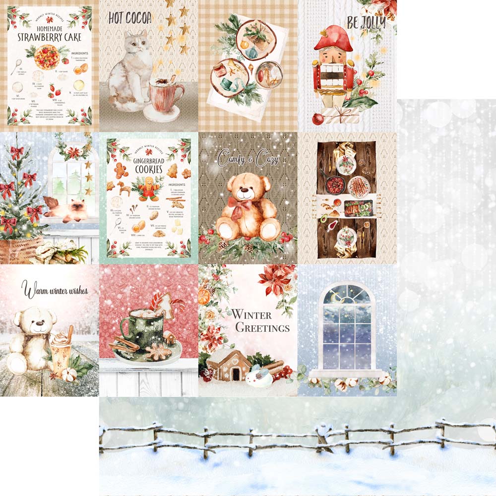 40%off-FlashSaleۡUSA͡ MP-60677  Home for the Holidays  12x12 Paper Kt