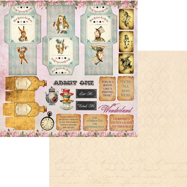 MP-60305 12x12 Mad Hatter's Tea Party